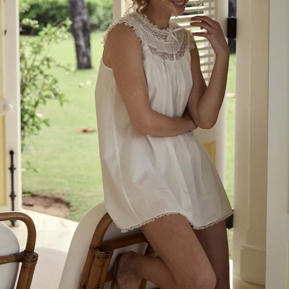 DOEN Danses Dress in Salt Cottagecore Coquette M - Picture 1 of 14